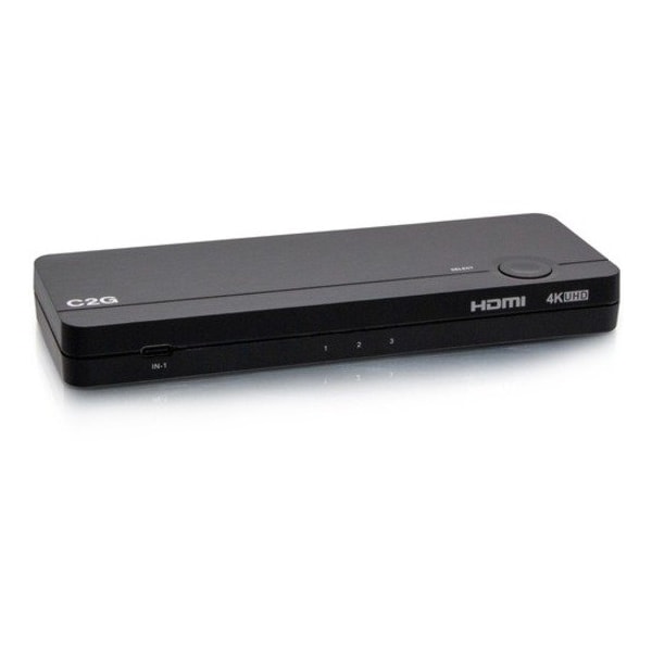 C2G USB-C/HDMI 3-Input Combo to HDMI 1-Output KVM with Power Delivery - 4K 60Hz C2G54541 - main
