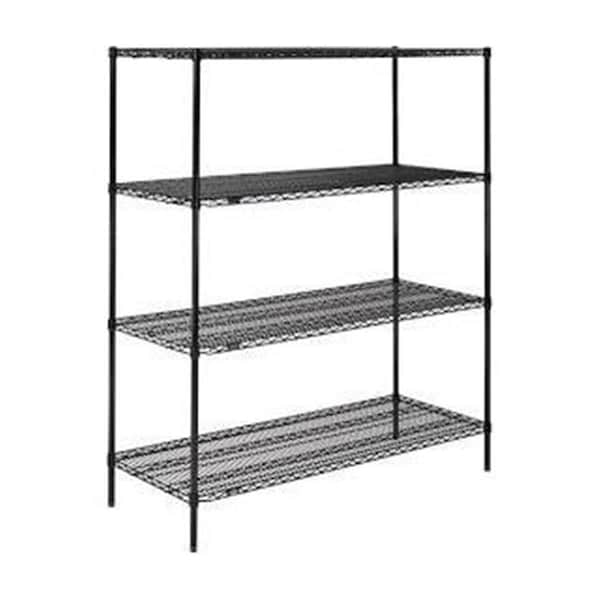 Tosafos Epoxy 18 x 24 x 74 in. Starter Shelf Unit- Silver TO3089999 - main