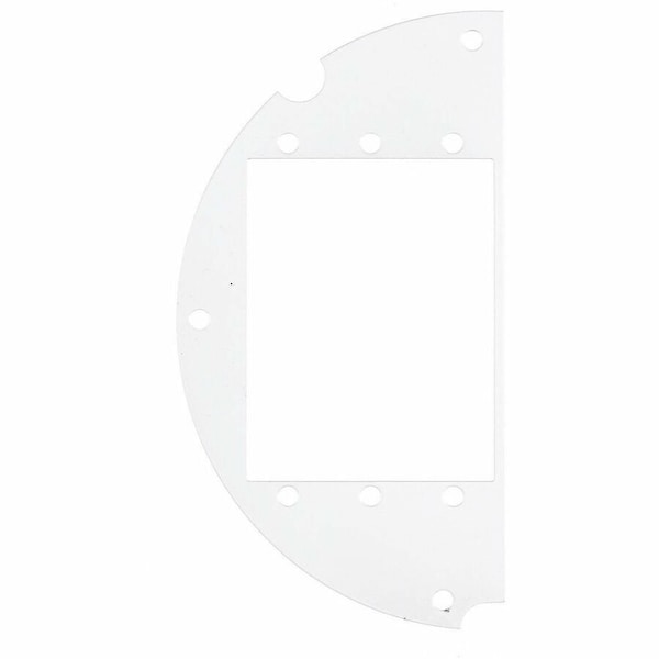 Hubbell Wiring Device-Kellems Recessed 6" Series, Sub Plate, 50% Left Side, (3) Extron AAP Opening S1R6SPA - main