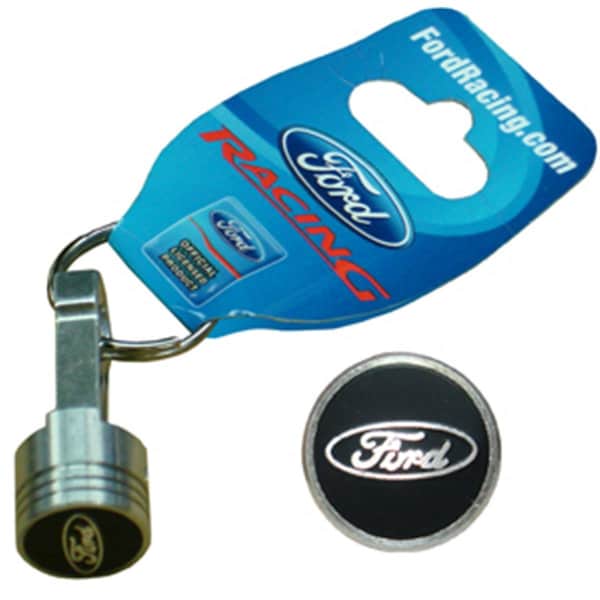 Powerplay 302700 Piston & Rod Keychain- Aluminum - Silver PO3557082 - main
