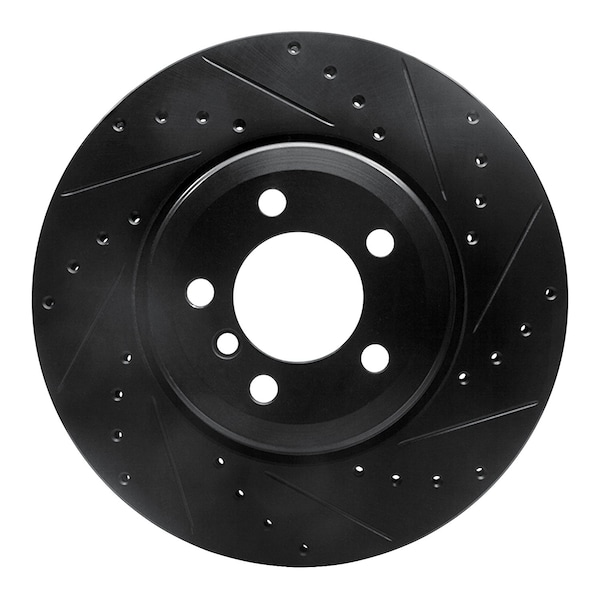 Dynamic Friction Co DFC Brake Rotor - Drilled and Slotted - Black 633-31059R - main