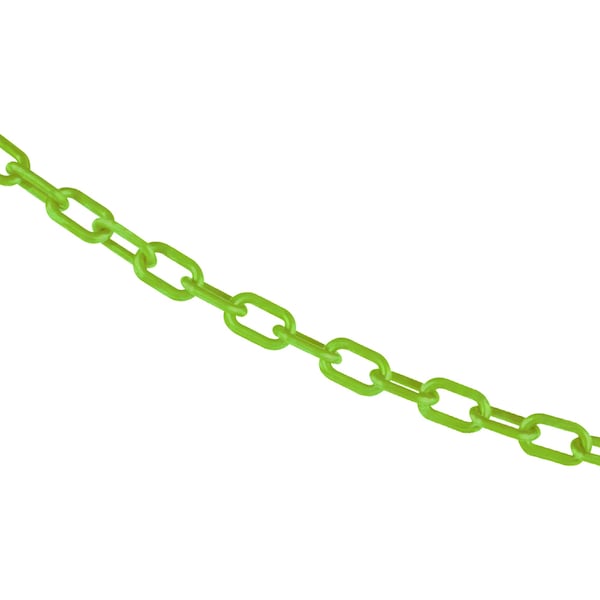Mr. Chain 3/4" x 25' Safety Green Plastic Safety Chain 00014-25 - main