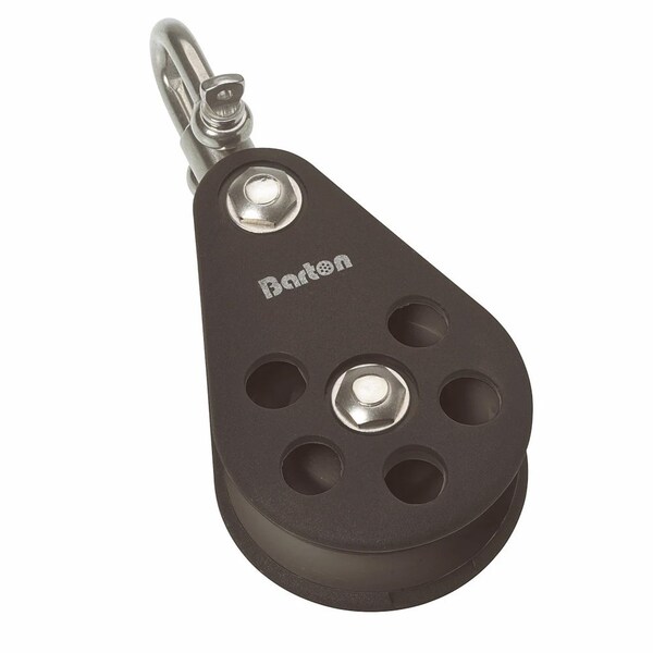 Barton Marine Barton Size 5 54mm Plain Bearing Pulley Block Single Block Swivel N05130 - main