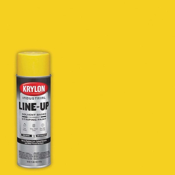 Krylon Industrial 8301 SB Highway Yellow Striping Paint K00830108 - main