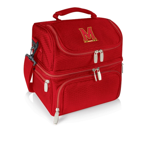 Picnic Time Family Of Brands NCAA Maryland Terrapins Pranzo Lunch Bag - Insulated Lunch Box with Picnic Set 512-80-100-314-0 - main