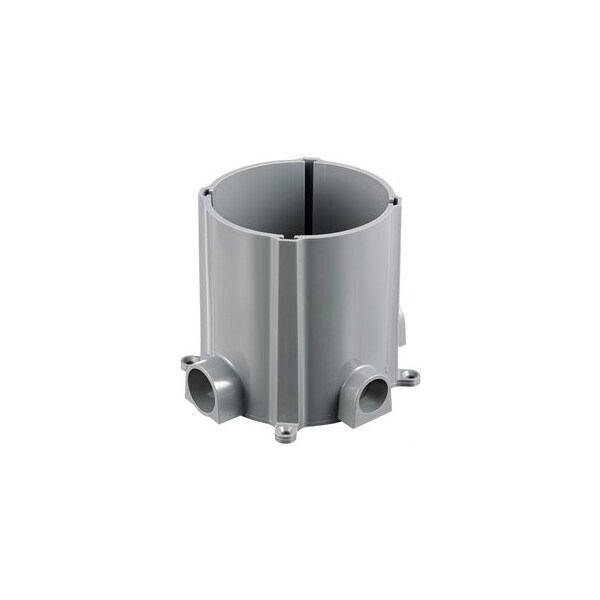Hubbell Wiring Round PVC Box, 3.00 in Minimum Depth of Pour PFB1 - main