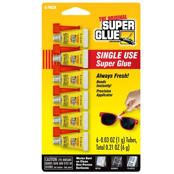 The Original Super Glue Instant Super Glue 1 Gram - 6 Pack 11710008 - main