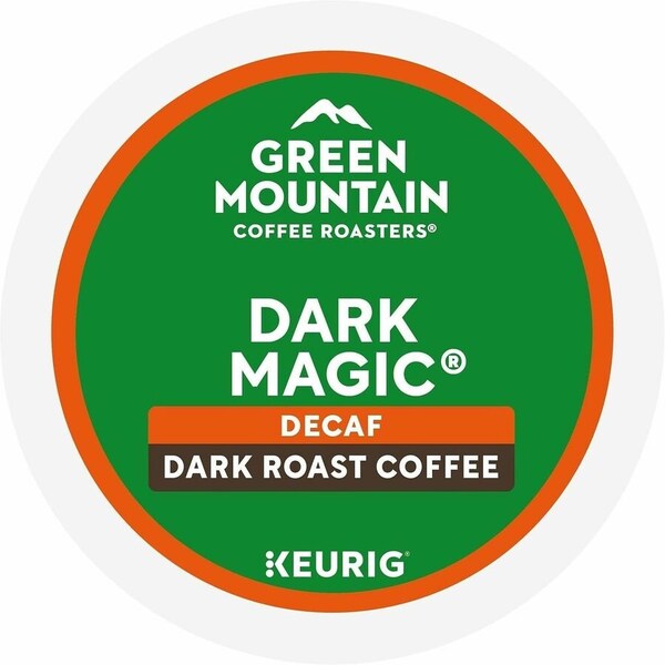 Green Mountain Coffee Roasters K-Cup Dark Magic Decaf Coffee, Compatible with Keurig Brewer, Full/Extra Dark/Extra Bold, 24PK 5000378924 - main