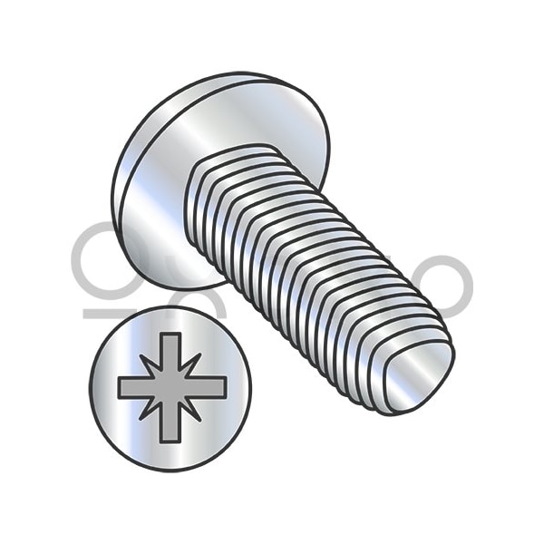 Oxoxo M2-0.4X6 Din 7500 C/CE Metric Type Z Pan Thread Rolling Screw Zinc Bake And Wax, 4000PK 512062 - main