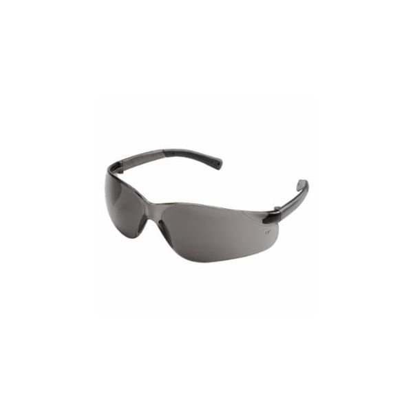 Mcr Safety BearKat BK1 Series Safety Glasses, Gray Lens, Duramass Scratch-Resistant, Gray Frame 135-BK112 - main