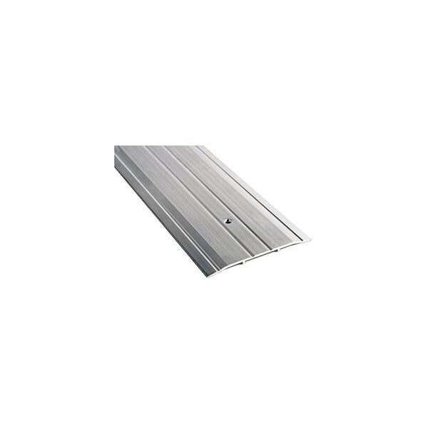National Guard Products Saddle Threshold, 1/4in H x 6in W x 36in L, Milled Aluminum 613 36IN - main