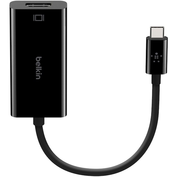 Belkin USB-C TO HDMI ADAPTER EXTERNAL VIDEO ADAPTER - BLACK B2B144-BLK - main