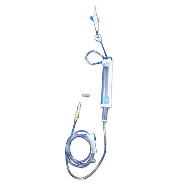 Jorgensen Laboratories I.V. Burette Set, for 100mL, 68" J0468B - main