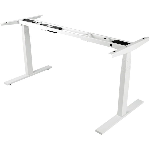 Tripp Lite Sit Stand Adjustable Electric Desk Base for Standing Desk White WWBASE-WH - main