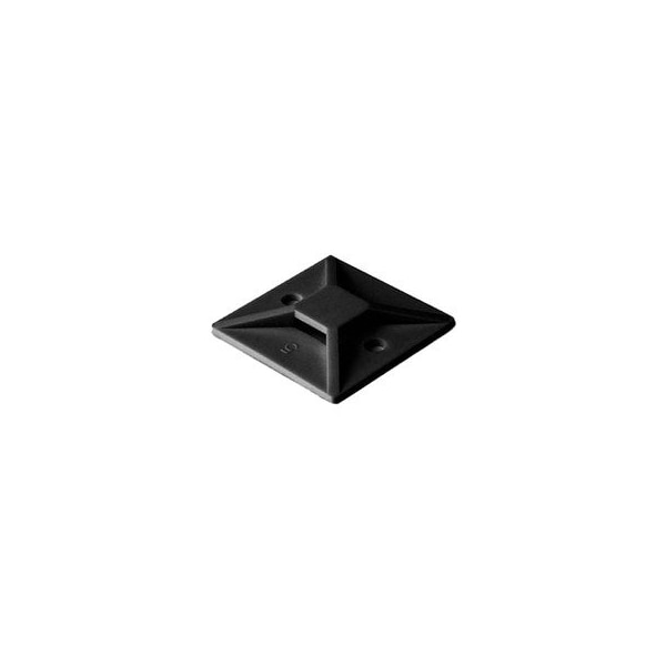 Cable Wholesale Cable Tie Adhesive Mounting Bases, Black, 10 pack 30FT-12200 - main