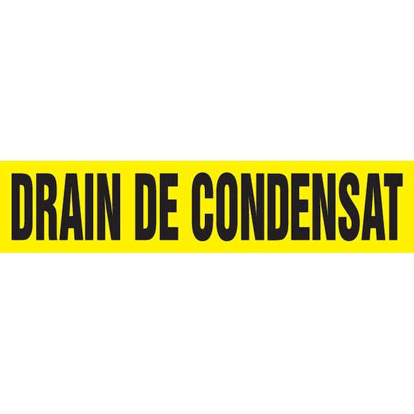 Accuform FRENCH PIPE MARKER DRAIN DE CRPK233STB - main