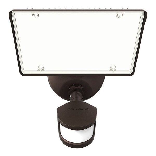 Halo TGS Series Security Flood Light, 120/277 V, 50 W, 1-Lamp, LED Lamp, Bright White, 4800 Lumens TGS5S401MSCB - main