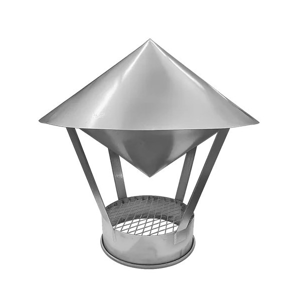 Nordfab Weather Cap, Steel, 18 ga Thick, Round 8010007060 - main