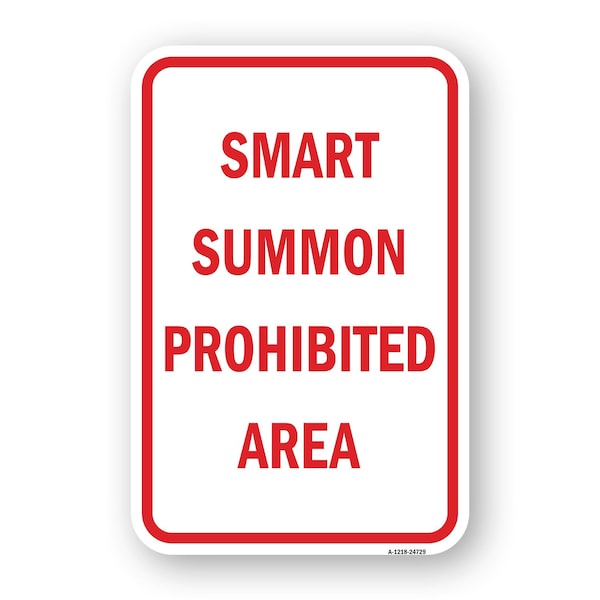 Signmission Smart Summon, Heavy-Gauge Aluminum Rust Proof Parking Sign, 18" H, A-1824-24729 A-1824-24729 - main