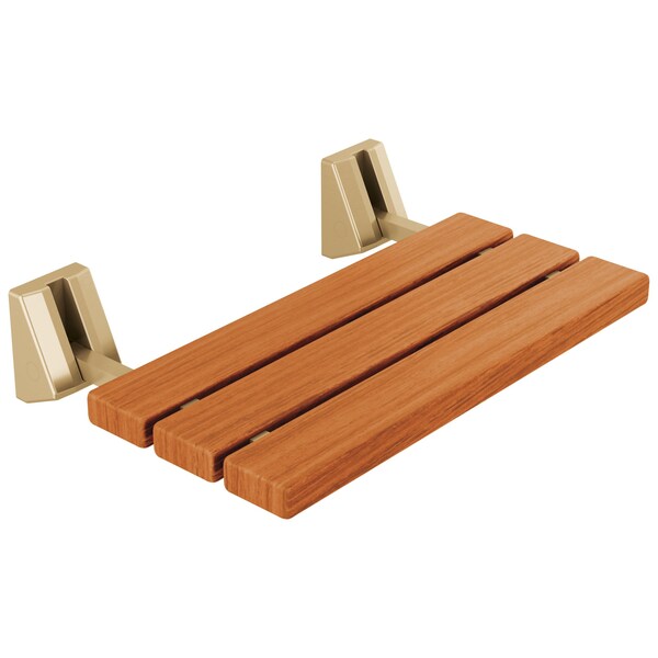 Delta Universal Showering Components Tilt-Up Shower Seat In Lumicoat Champagne Bronze 5SE-SBS-6-CZ-PR - main