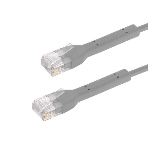 Monoprice Cat6A Ethernet Patch Cable - Bendable UTP 28AWG 5ft Gray 49006 - main