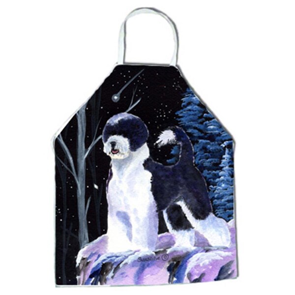 Carolines Treasures Starry Night Portuguese Water Dog Apron - 27 x 31 in. SS8399APRON - main