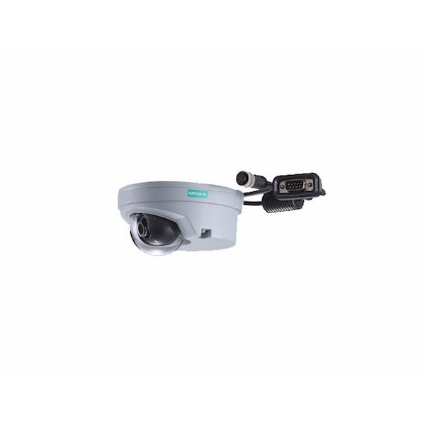 Moxa EN50155, FHD, H.264/MJPEG IP camera, M12 connector, 1 mic built-in, 24VDC, 2.8mm VPort 06-2M28M-T - main