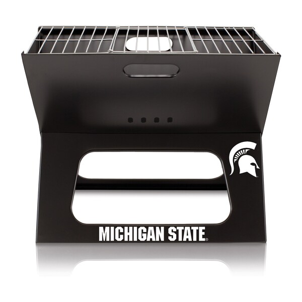 Picnic Time Family Of Brands NCAA Michigan State Spartans X-Grill Portable Grill - Camping Grill 775-00-175-354-0 - main