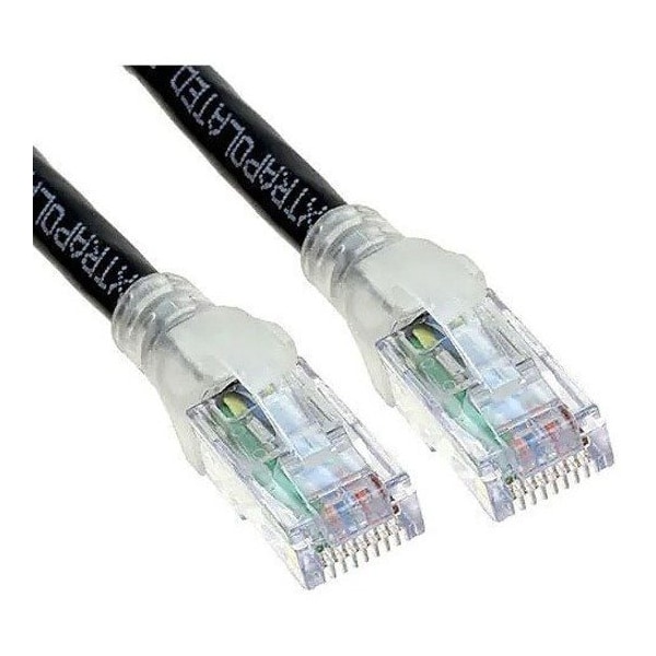 Belden CBL ASSY MOD 24-4PR SOLID, CAT6+ IP5 BONDED T568A/B CMR, 15FT BLACK C601100015 - main
