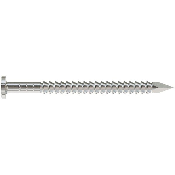 Simpson Strong-Tie Wood Siding Nail, 3D, 1-1/4 in L, Stainless Steel, Full Round Head, Annular Ring Shank S3SND1 - main