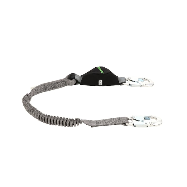 Msa Safety Lanyard, V-Series Stretch, Single-Leg Energy Absorbing, 6 ft., , 36C Small Snaphooks 10193748 - main