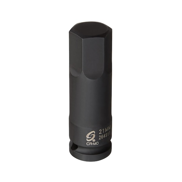Sunex 1/2 in Drive 21Mm Hex Impact Socket 264911 - main
