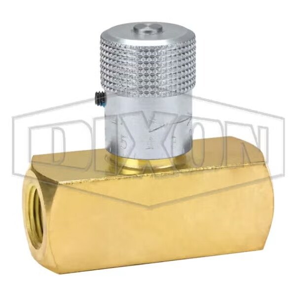 Dixon N Series Flow Control Valve, 3/8 x 3/8 in Nominal, 2000 psi, Brass Body BN600 - main
