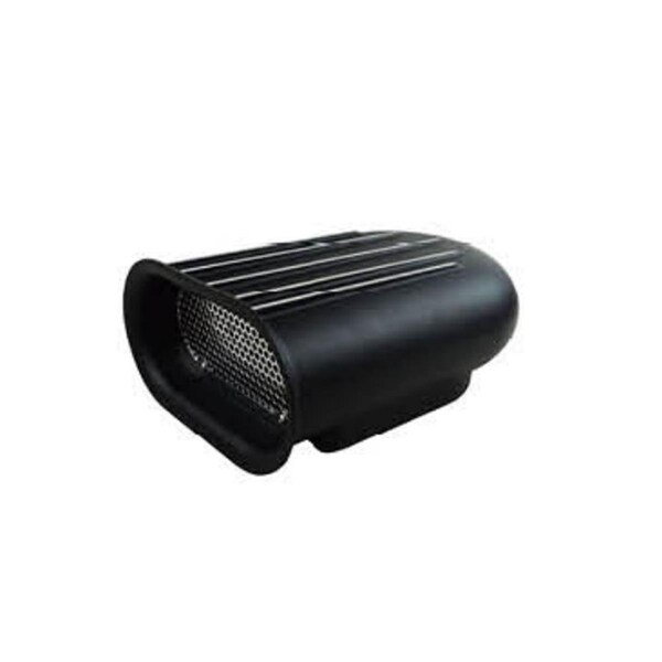 Absurdo Aluminum Hilborn Style 5 Finned Hood Air Scoop Kit with Single 4 BBL Carb, Black AB2204429 - main