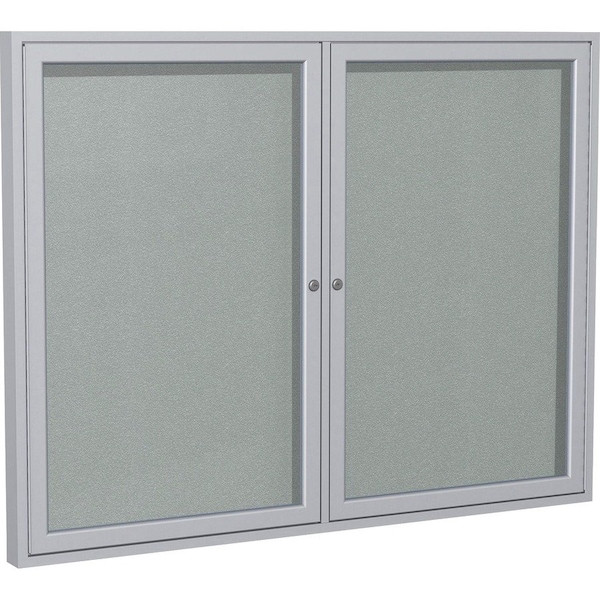 Ghent Enclosed Vinyl Bulletin Board 36x48", Satin PA23648VX-193 - main