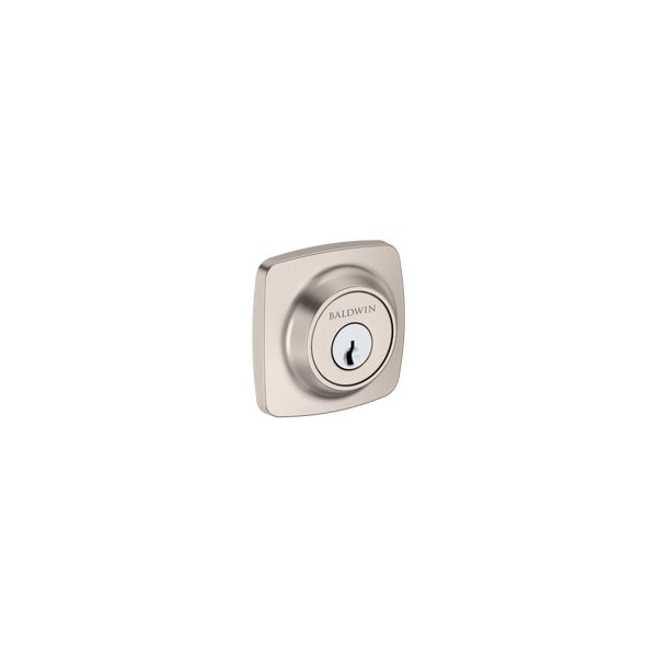 Baldwin Residential Deadbolts Single Cylinder Reversible Satin Nickel SCSSD150 - main