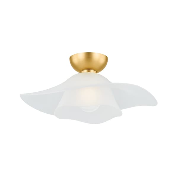 Hudson Valley Lighting Netherlee 18 in. Flush Mount Aged Brass 2918-AGB - main
