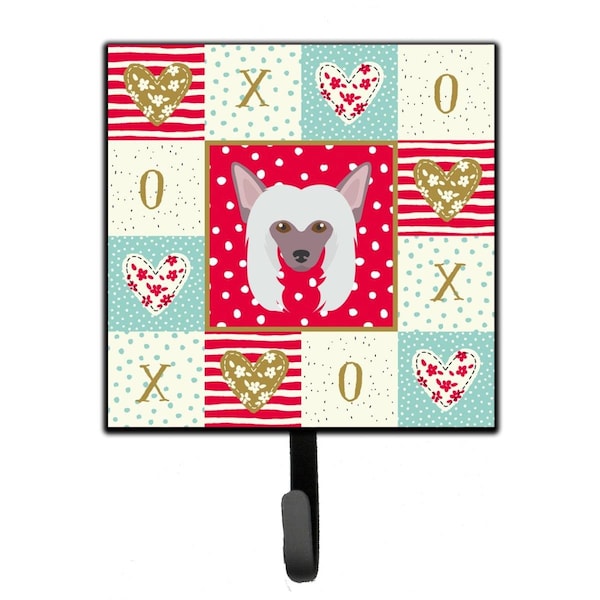 Carolines Treasures 4.25 x 1 x 7 in. Chinese Crested Love Leash or Key Holder CK5191SH4 - main