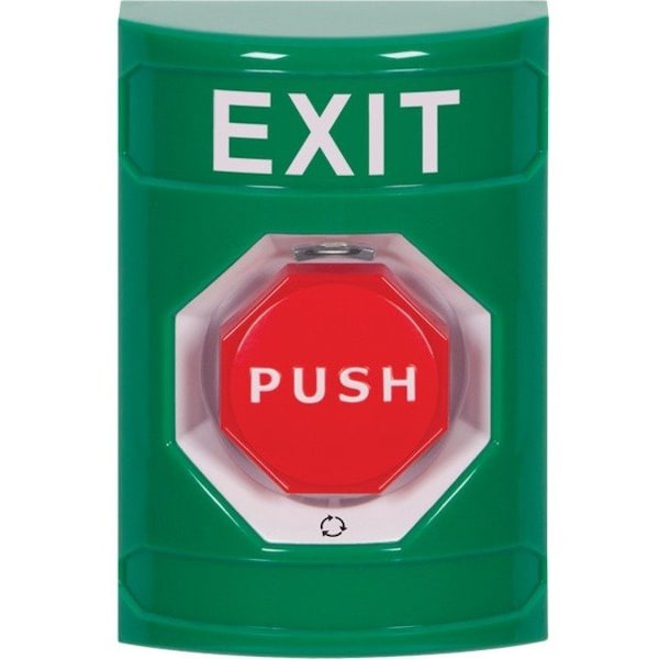 Safety Technology International Exit Push Button, Green, SPDT, 2-7/8" D SS2109XT-EN - main