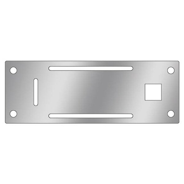 Ilc Repl. For Kenworth T800 Curved Glass Year 2000 Stainless Steel Heater Control Cover Wout Lette WZ-EQJE-7 - main