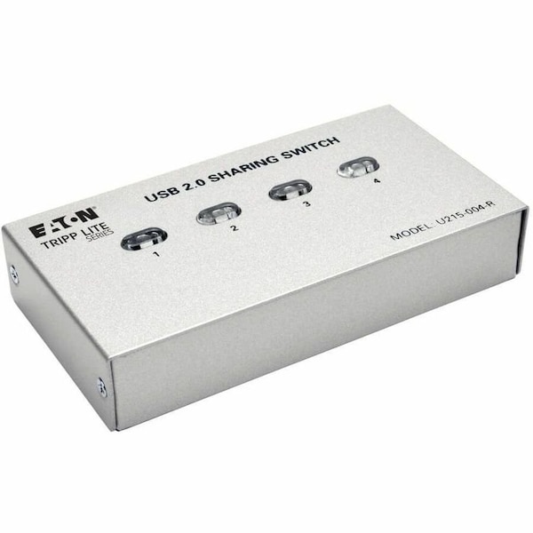 Tripp Lite USB Switch, Printer/Peripheral, 4-Port, 2.0 U215-004-R - main