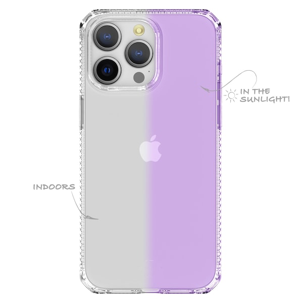 Itskins Spectrum r Mood Case For Apple Iphone 15 Pro Max, Light Purple AP5U-SPMOD-LIPP - main