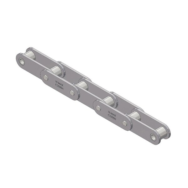 Senqcia Hi-Max Conveyor Series Double Pitch Riveted Standard , 10 ft OAL, 2.5P, .75 Dia x .75 W C2100HMRB - main