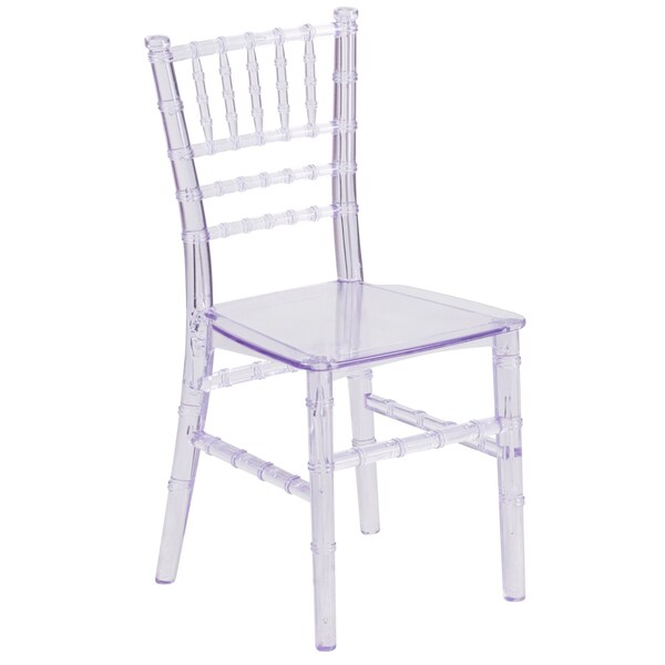 Flash Furniture Traditional Kids Chiavari Chair, 12 W 12" L 24.75 H LE-L-7K-CL-GG - main
