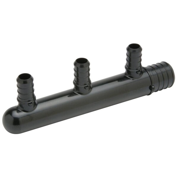 Zurn CR Polymer Multi-Port Tee - 1in X 3 - 1/2in OUTLETS - Closed End QPM53-3 - main