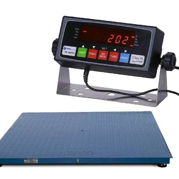 Prime Systems New Prime Scales 40x40 Floor Scale warehouse industrial 1000lbx0.2lb PS-1000-40x40 - main