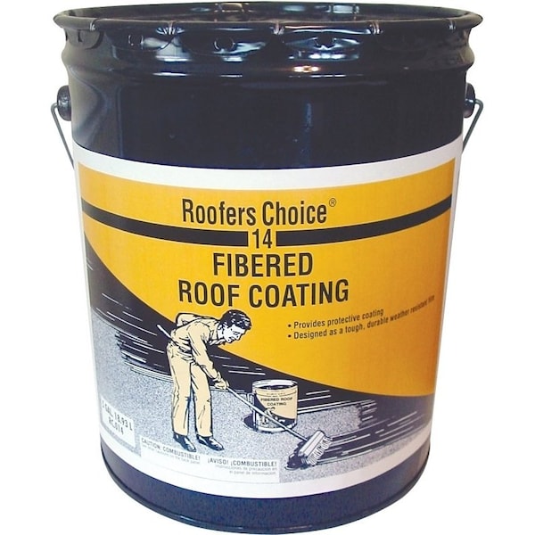 Henry Henry Roofers Choice RC014070 Roof Coating, Black, 5 gal Pail RC014070 - main