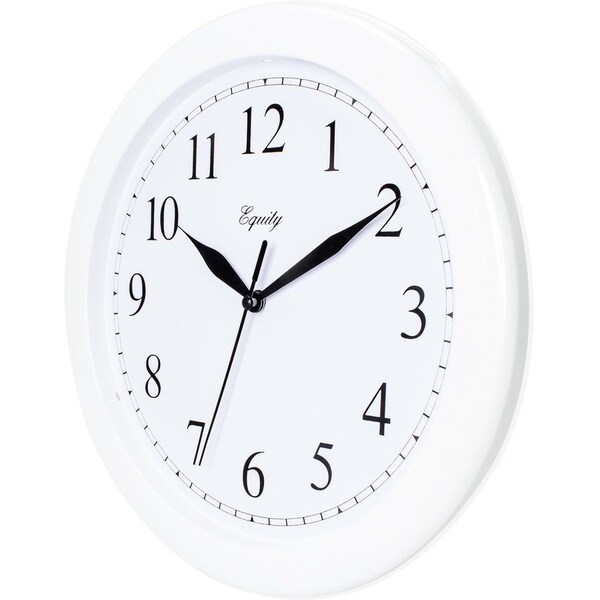 La Crosse Technology 10 WHT Plas Wall Clock 25201 - main