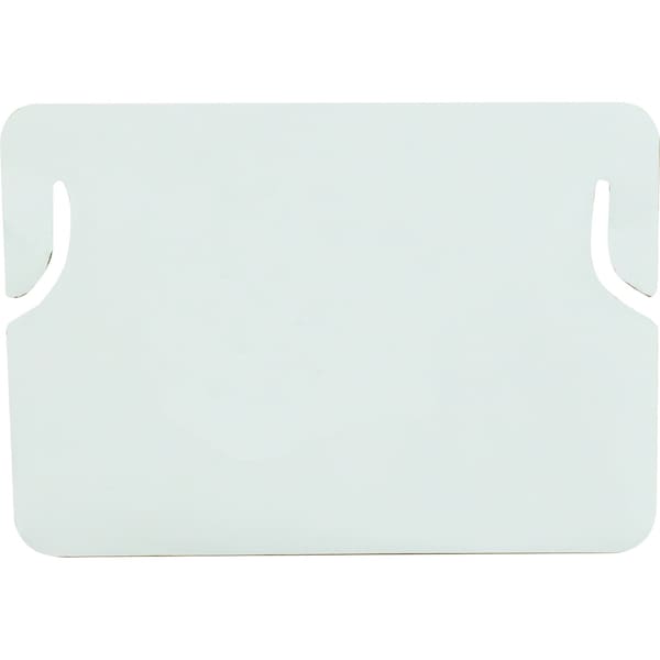 Encore Packaging Thick Wood Erasable Placard, White 8.5 x 11 x 0.115 EP-5014 - main