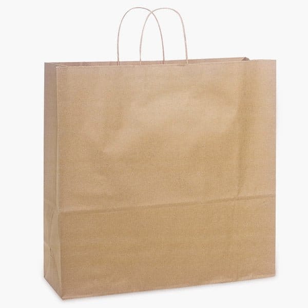 Nashville Wraps 100% Recycled Kraft Paper Bags, Jumbo 18x7x18.75in, 100PK RKHLAR - main